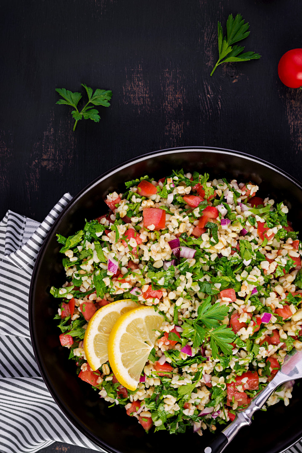 Tabbouleh with bulgur