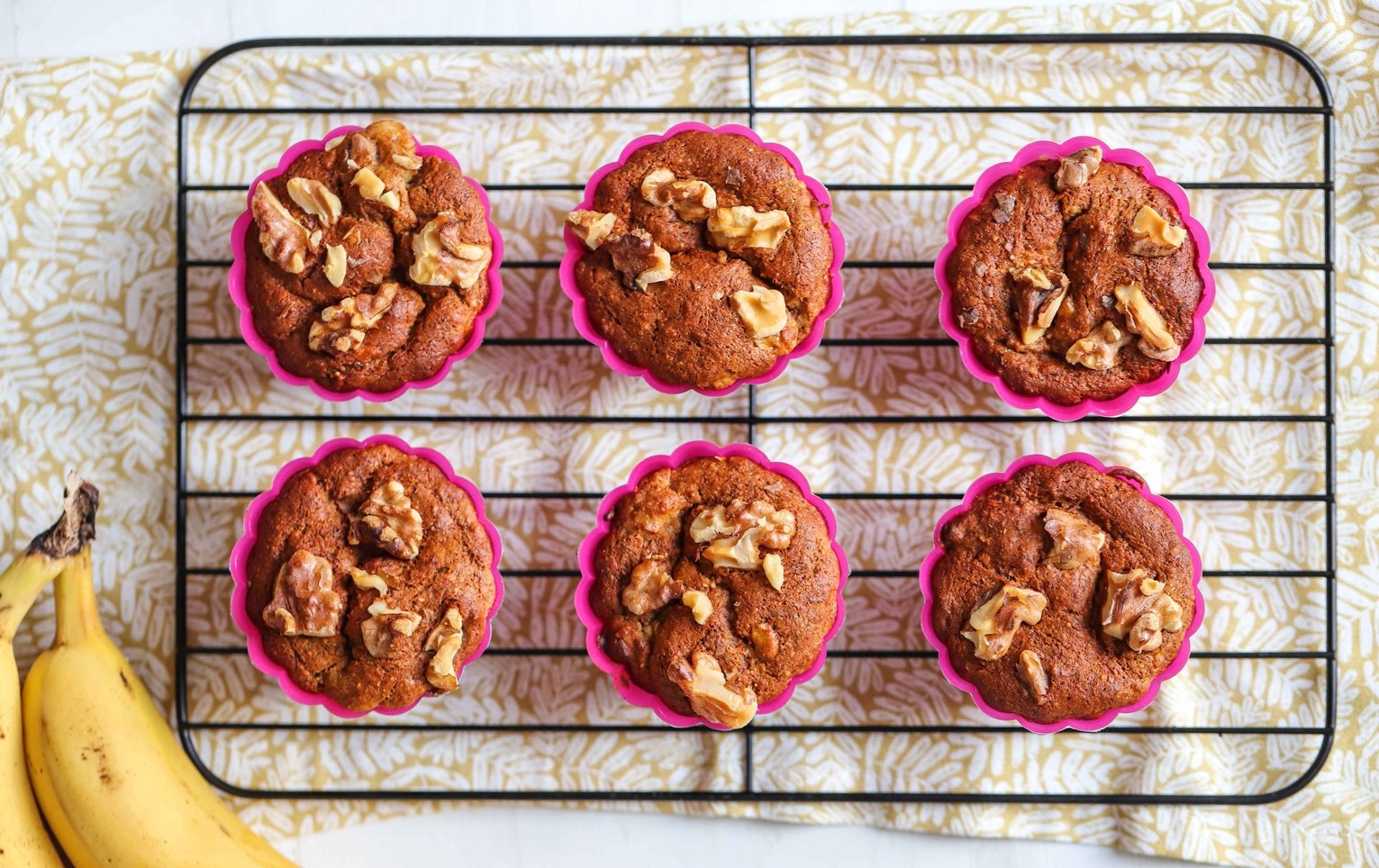 Banana & Almond Muffins