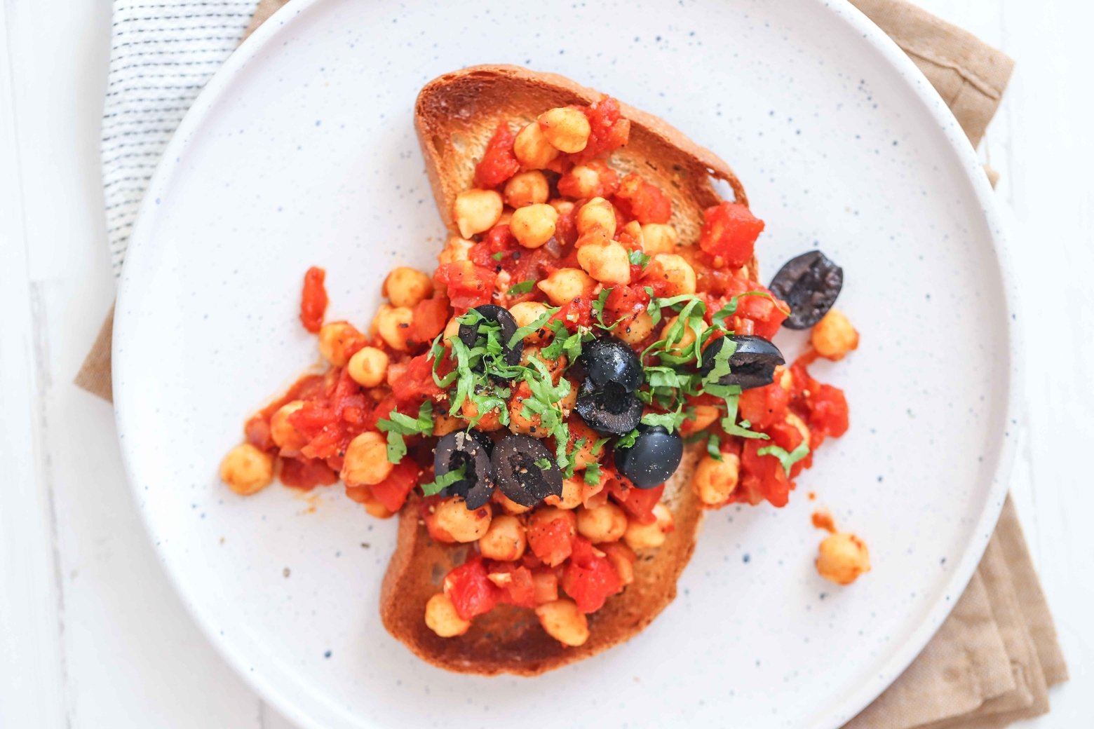 Greek Chickpeas On Toast