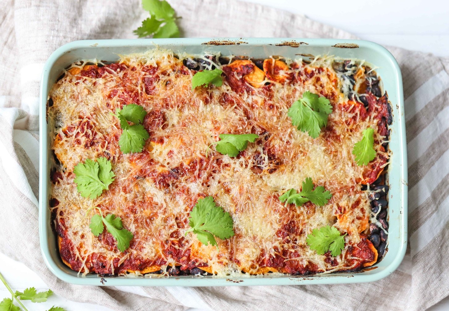 Sweet Potato &amp; Bean Bake