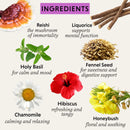 ingredients of the Herbtender Organic Herbal Tea Good Night 18 bags
