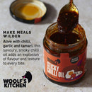 Asian-inspired chilli oil perfect for dumplings, stir-fries, and more