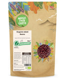 Organic Aduki Beans | Vegan | GMO Free | High Fibre | High Protein - Wholefood Earth® - 5060470146535