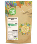 Organic Dried Pearl Barley | Vegan | GMO Free | High Fibre | Source of Protein - Wholefood Earth® - 5060470146658