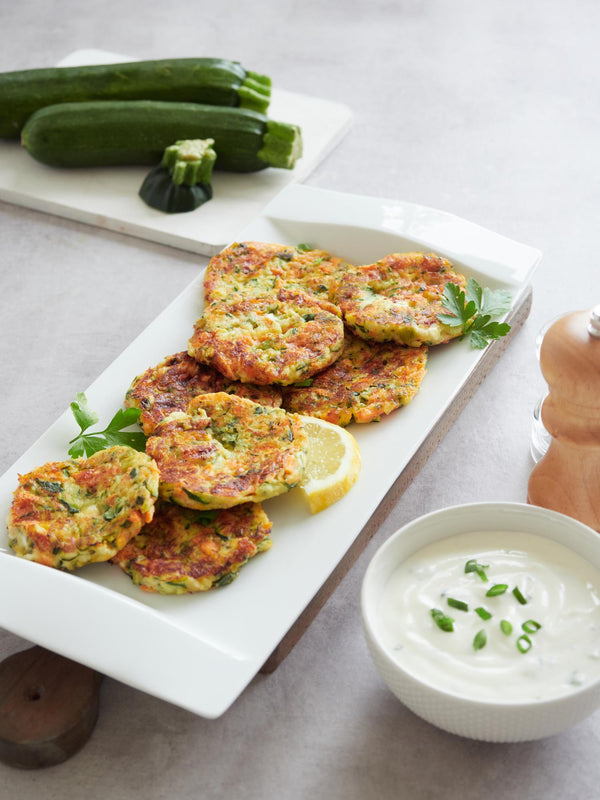 courgette fritters with spices