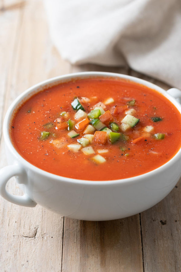Spanish gazpacho soup