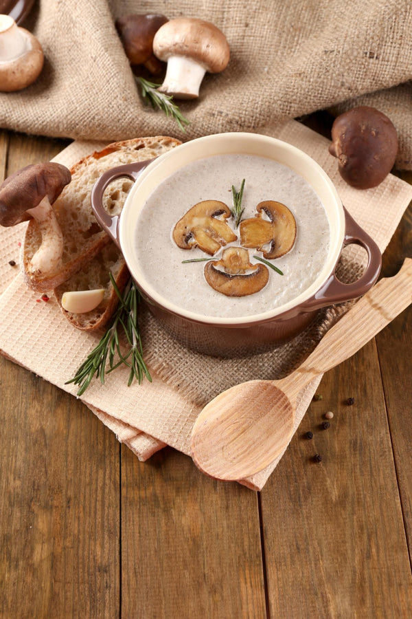 Chestnut mushroom soup