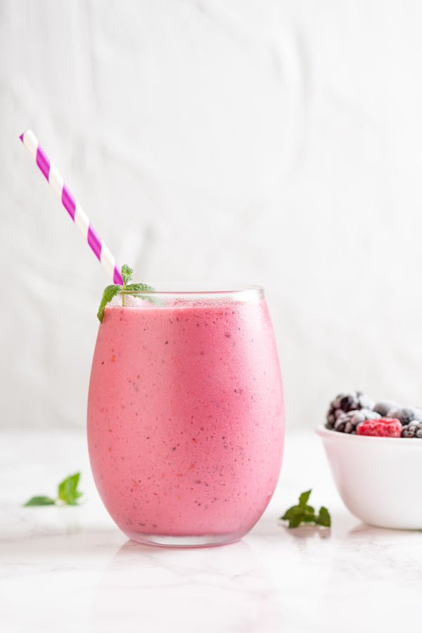 Red fruits smoothie