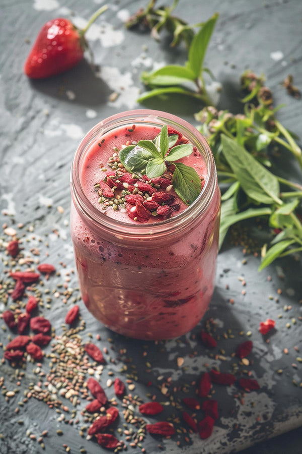 Goji berry and chia smoothie