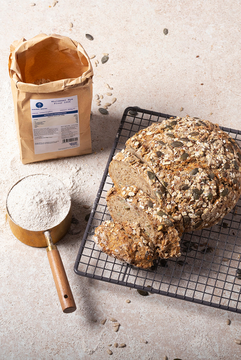 Wholemeal Rye Seeded Bread