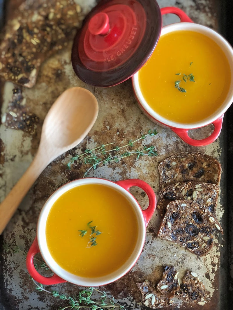 Spiced sweet potato soup