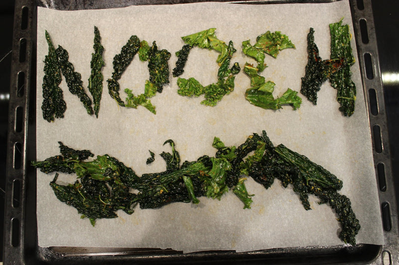 Oven Kale Chips & Nooch | Wholefood Earth®