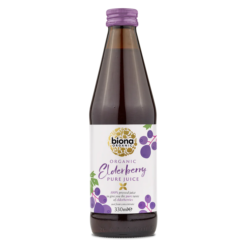 Organic Elderberry Juice - 330ml - Biona