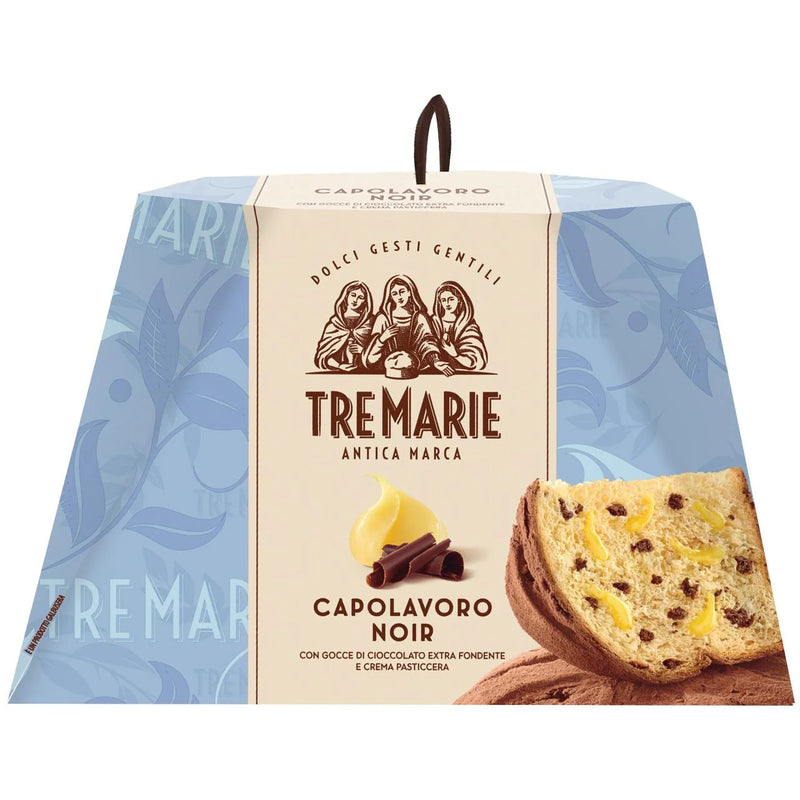 Capolavoro Dark Choc and Cream Panettone - Tre Marie - 830g