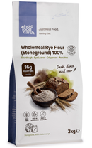 Wholemeal Rye Flour (Stoneground) 100% 3kg 5056351401756
