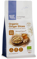 Organic Dried Ginger Slices 50g 5056351415005