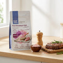 Fine Himalayan Salt 1kg — rib-eye steak with rosemary and pink salt