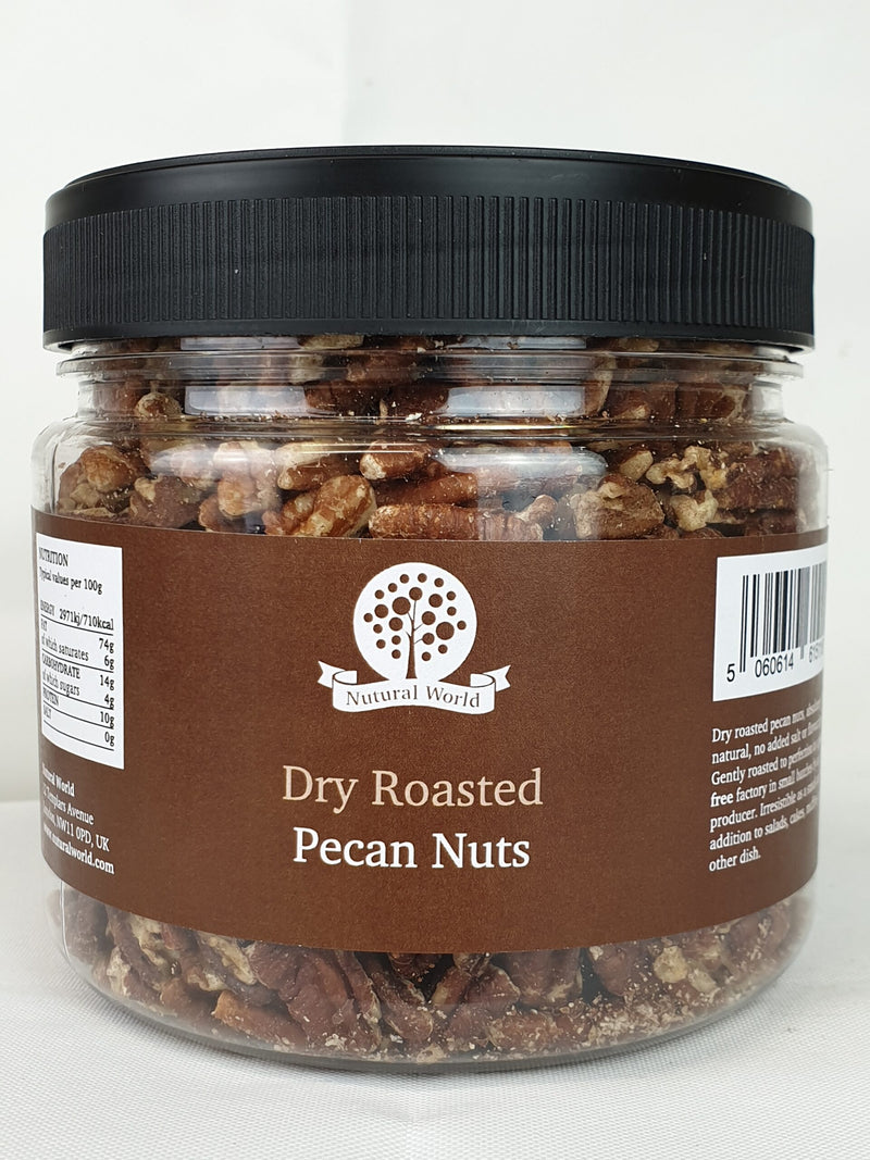 Dry Roasted Pecan Unsalted - Nutural World - 500g