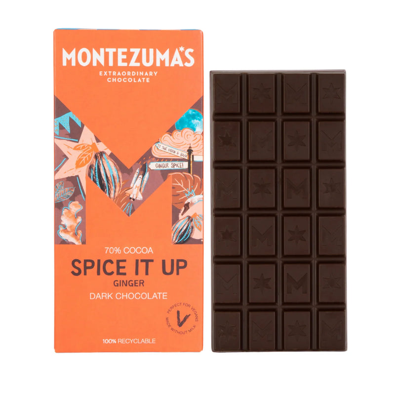 Spice It Up dark chocolate with Ginger - Montezuma's - 90g