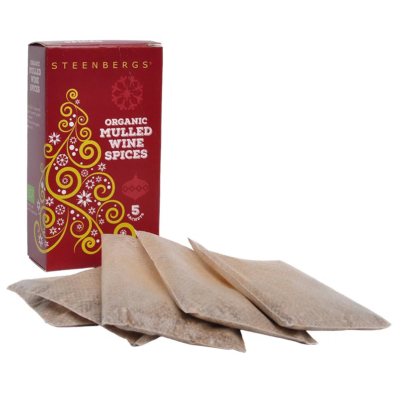 Organic Mulling Wine Sachets - Steenbergs - 5 Sachets