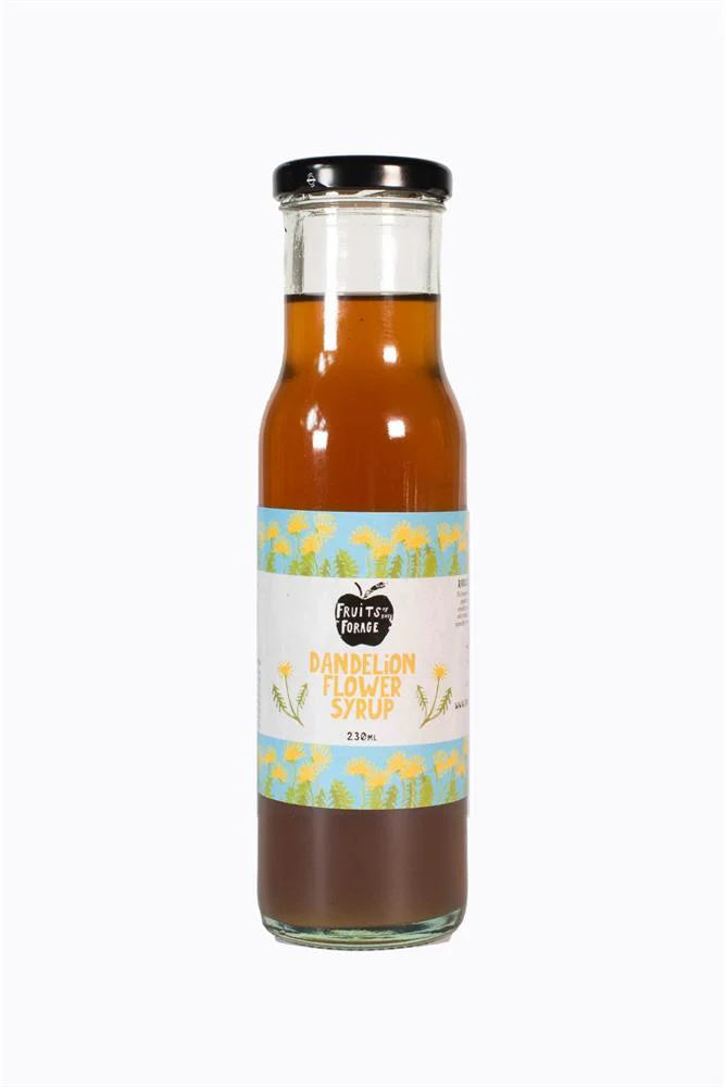 Dandelion Flower Syrup - Vegan Honey Alternative - Fruits of the Forage - 230ml