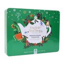 Premium Holiday Collection Green Gift Tin - English Tea Shop - 36 Bags
