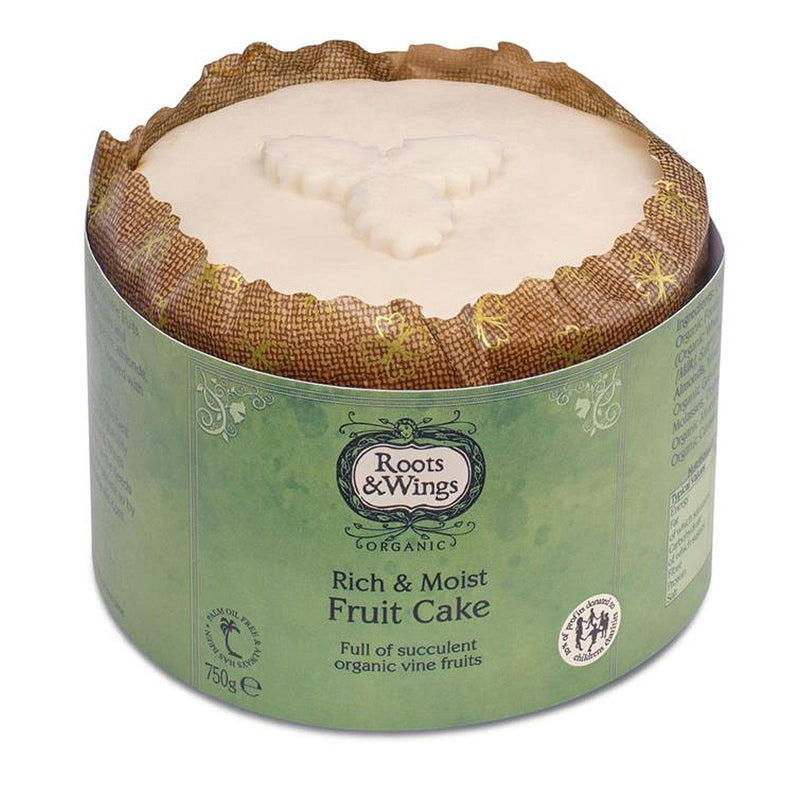 Organic Rich & Moist Fruit Cake - Roots and Wings - 750g
