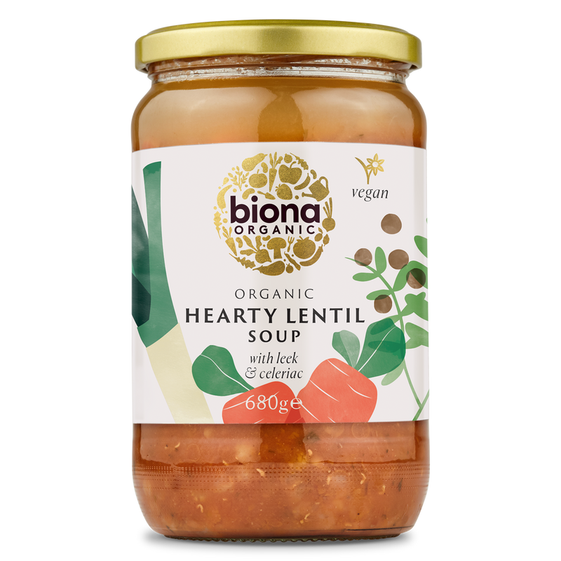 Organic Hearty Lentil Soup - 680g - Biona