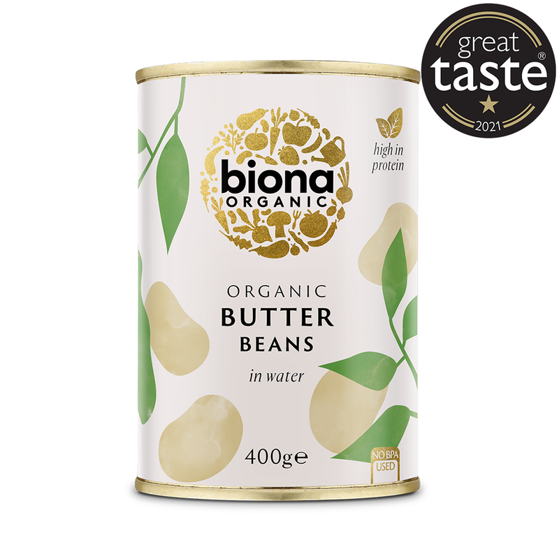 Organic Butter Beans - 400g - Biona