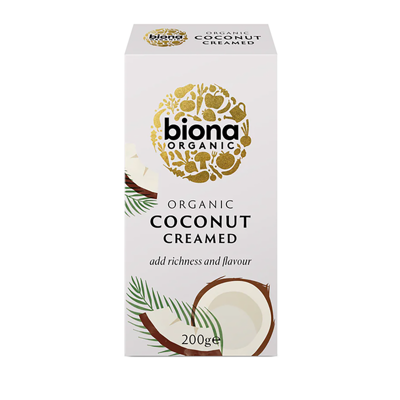 Organic Creamed Coconut Block - 200g - Biona