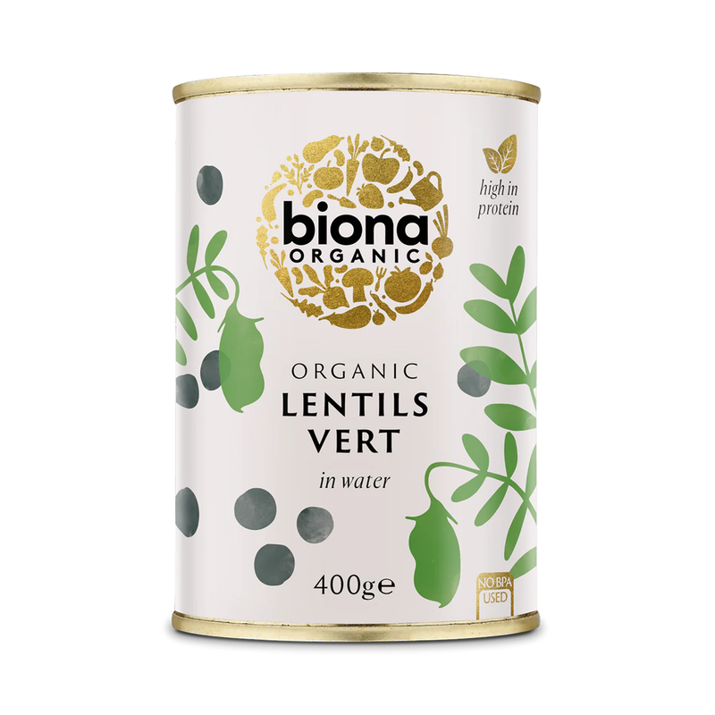 Organic Lentils Vert - 400g  - Biona