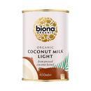 Light Coconut Milk Organic - 400ml - Biona