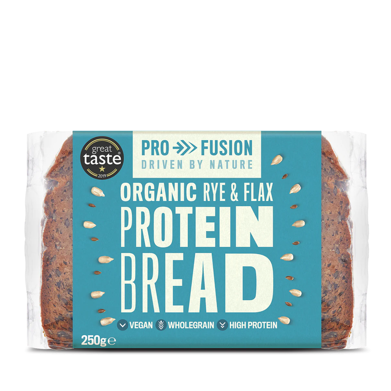 Organic Rye & Flax Protein Bread - 250g - Profusion