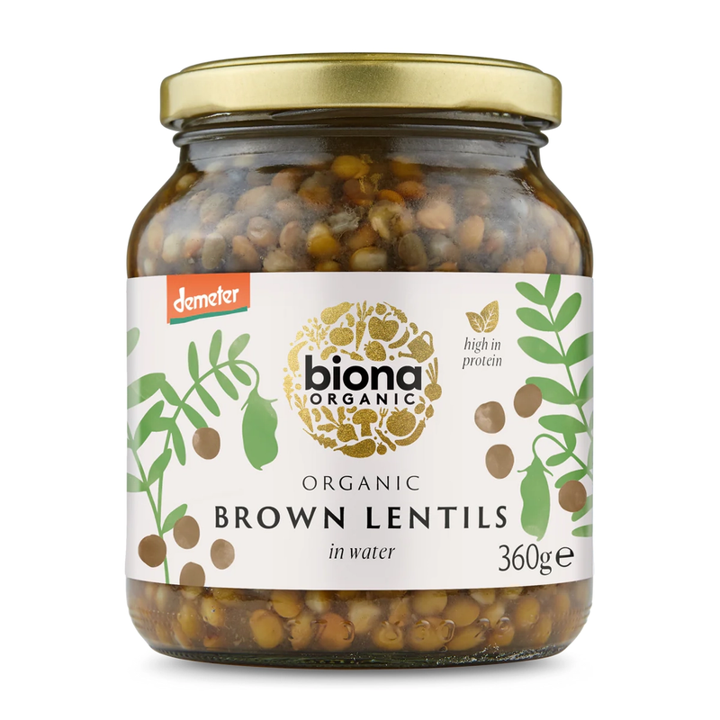 Organic Brown Lentils - Biona - 350g