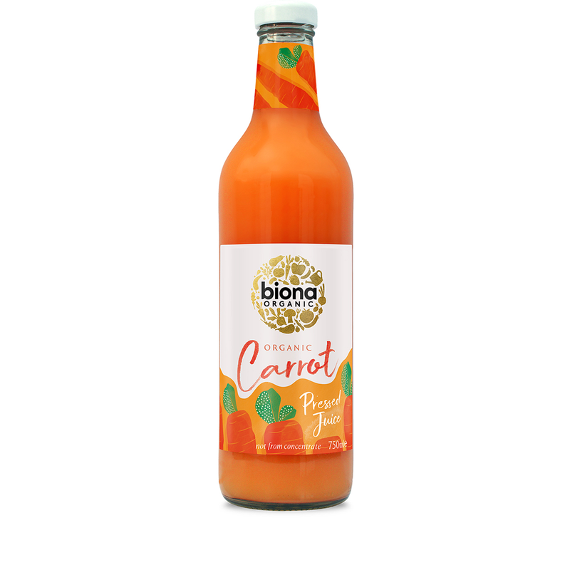 Organic Carrot Juice - Pressed - 750ml - Biona