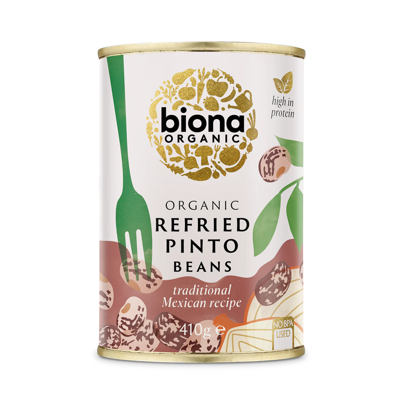 Organic Refried Pinto Beans - Biona - 400g