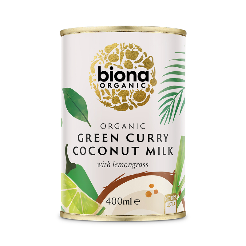 Organic Coconut Milk Green Curry - 400ml - Biona