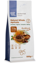 Natural Whole Apricots 500g pouch - Whole Food Earth - new packaging
