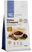 Dates Chopped 500g pouch - Whole Food Earth - new packaging