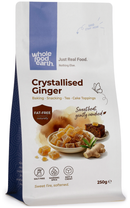 Crystallised Ginger 250g pouch - Whole Food Earth - new packaging