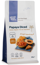 Papaya Diced 125g pouch - Whole Food Earth - new packaging
