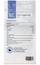 Dried Peach Halves 1kg pouch - back of pack - new packaging