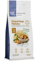 Dried Pear Halves 500g pouch - Whole Food Earth - new packaging