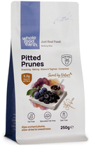 Pitted Prunes Medium Size 250g pouch - Whole Food Earth - new packaging