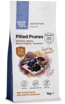 Pitted Prunes Medium Size 1kg pouch - Whole Food Earth - new packaging