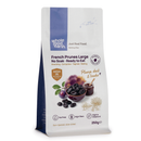 French Prunes Large No Soak 250g pouch - Whole Food Earth - new packaging