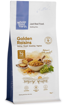 Golden Raisins 1kg pouch - Whole Food Earth - new packaging