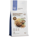 Toasted & Malted Wheat Flakes 1kg pouch - Whole Food Earth - new packaging