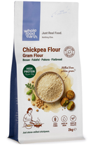 Chickpea Flour 2kg pouch - Whole Food Earth - new packaging