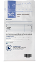 Ground Rice 1kg pouch - back of pack - new packaging